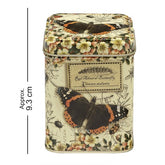 Tea Caddy 'Vintage Butterfly' Square 100 g
